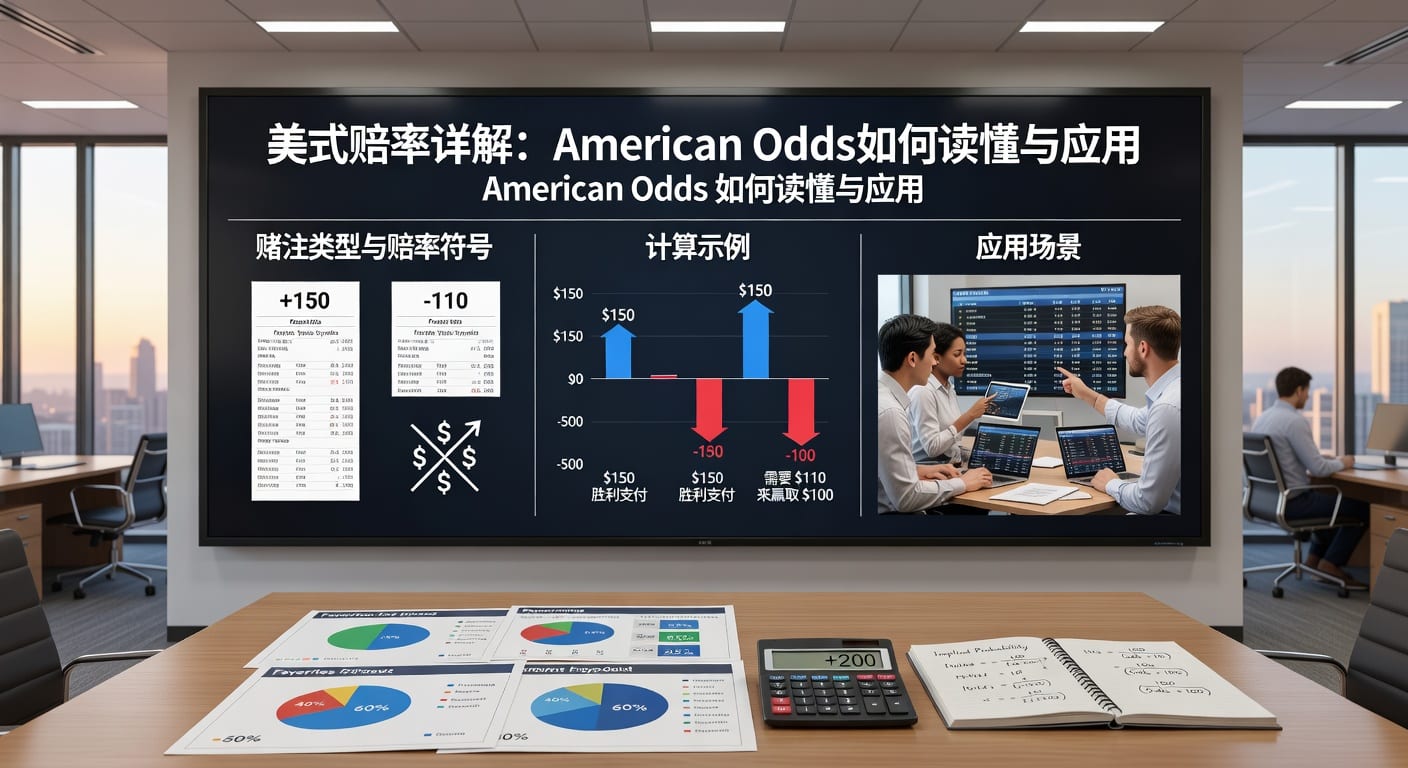 美式赔率 american odds 换算读法与投注技巧