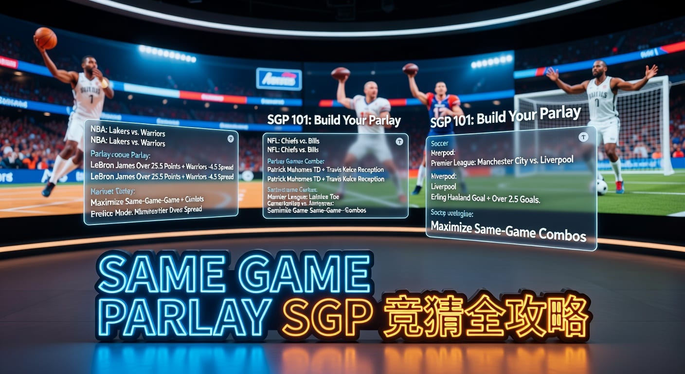 same game parlay SGP 实战指南：串关思路与风控