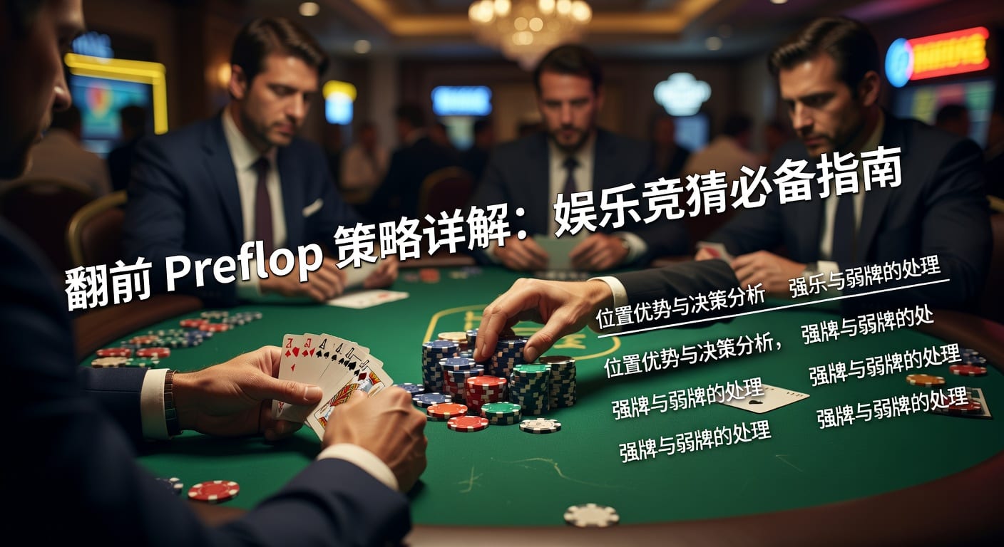 翻前 preflop 实战分析：起手牌、位置与筹码规划