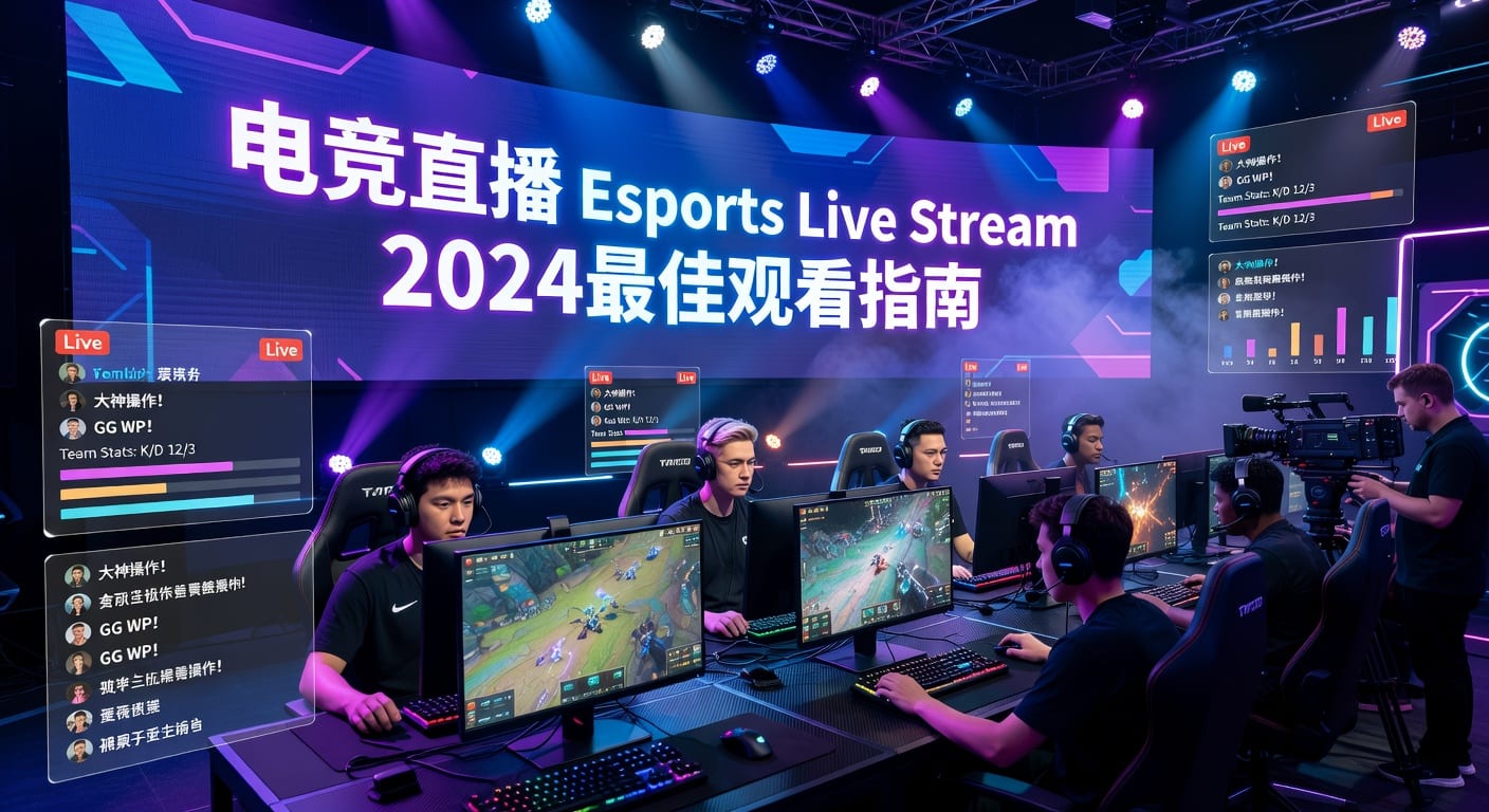 电竞直播 Esports Live Stream 观赛与数据策略