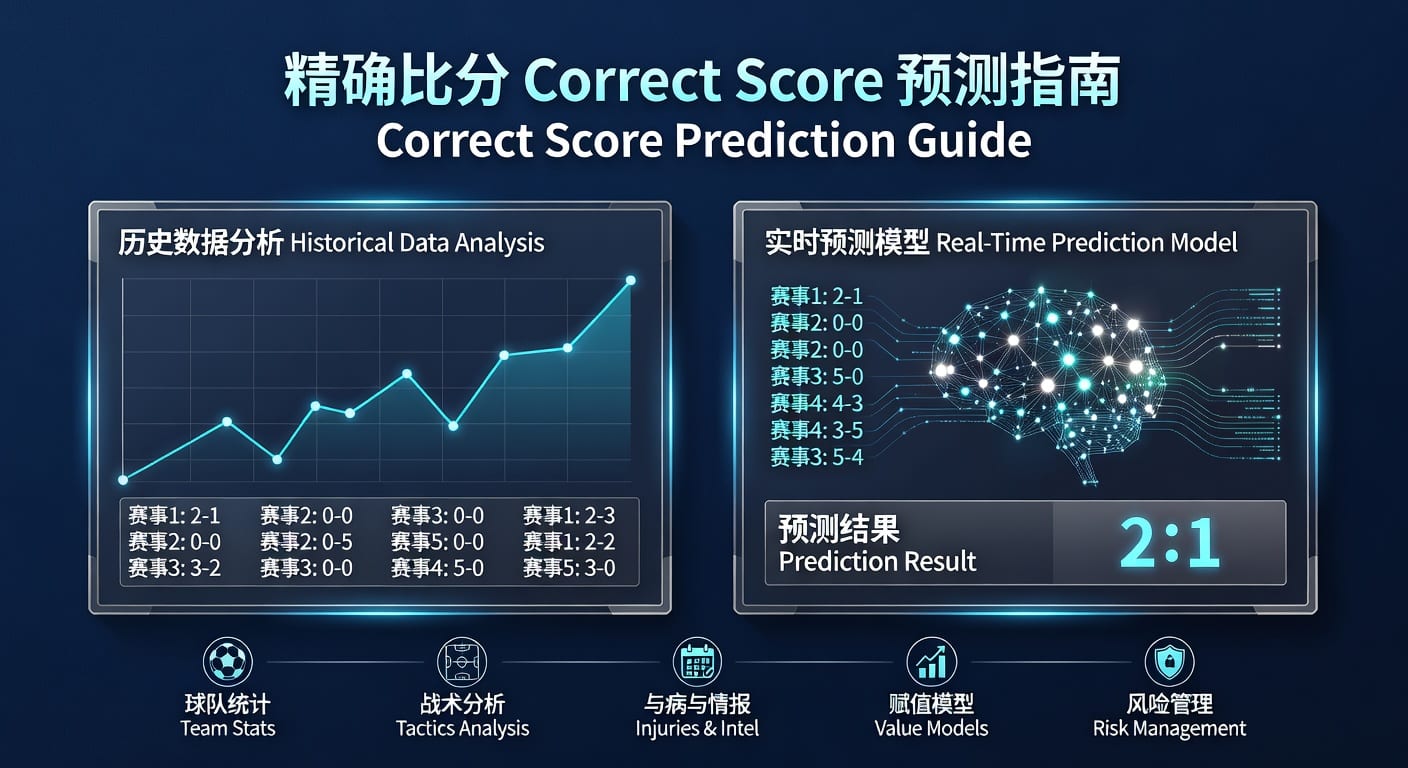 精确比分 correct score：2026年投注技巧与预测指南